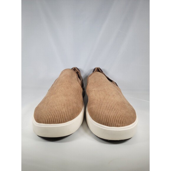 Olukai Men\'s Lae\'ahi Kapa Corduroy Slip-On Shoes Tan/darkwood Leather Size 14 main image 10